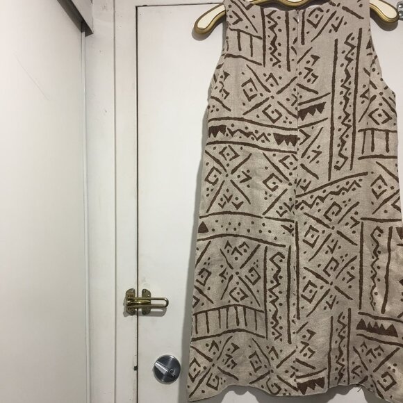 VINTAGE DIANNE B NEW YORK SLEEVELESS PRINT DRESSES SIZE 10 - Picture 5 of 6